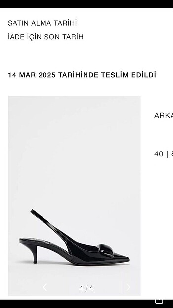 40 Beden siyah Renk Rugan stiletto