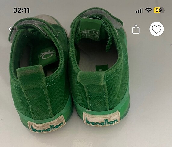 Benetton Kız çocuk ayakkabısı