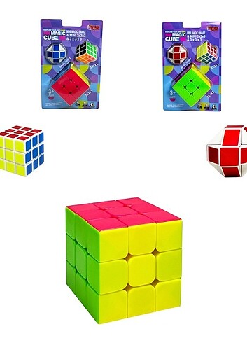 Vardem Vakumlu Magic Cube (Zeka Küpü) Mini Küp ve Sihirli Küp He