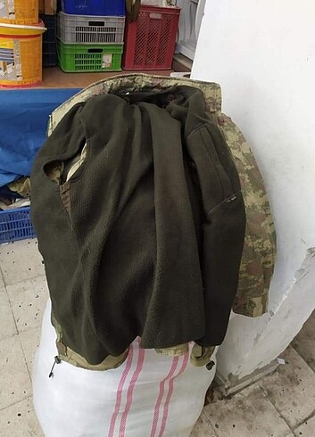 tek beden Beden haki Renk Askeri parka kışlık