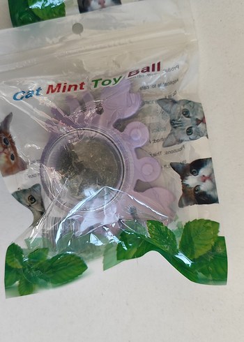 Yeşil Kedi Nanesi Topu Oyuncağı - Görsel 2