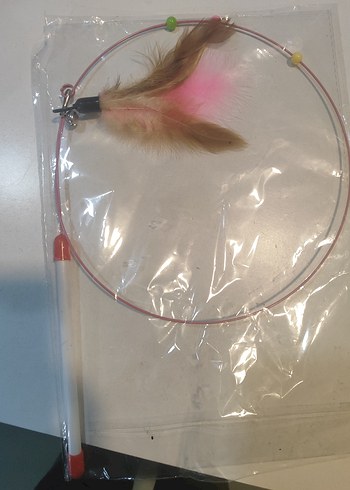 Renkli Tüylü Kedi Oyuncağı - Görsel 4