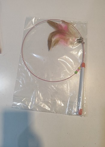 Renkli Tüylü Kedi Oyuncağı - Görsel 7