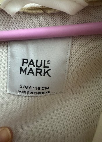 Kız Çocuk Düğmeli Beyaz Ceket - Görsel 4