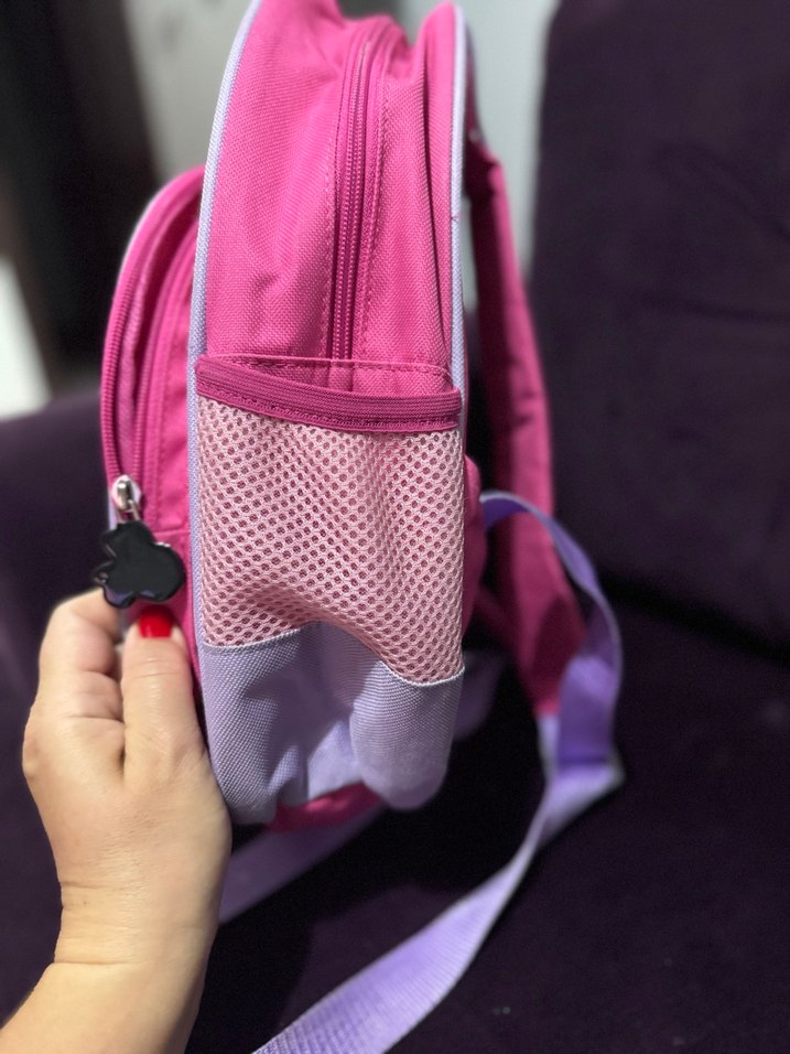 Pembe Minnie Mouse Çocuk Okul Çantası - Görsel 5