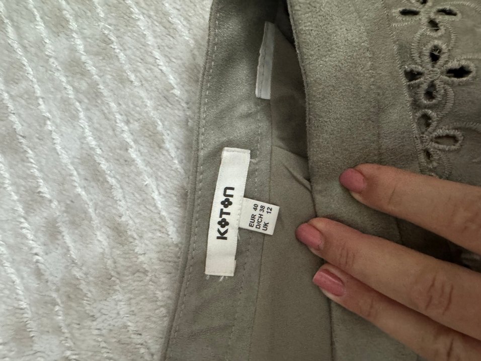 Nakışlı Bohem Tarzı mini etek - Görsel 3