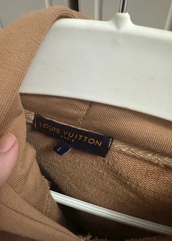 Erkek Kahverengi Kapüşonlu Sweatshirt - Görsel 3