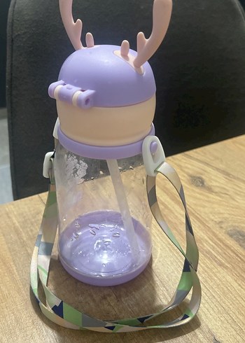 Çocuklar için Mor Renklı Termos Şişe - Görsel 3