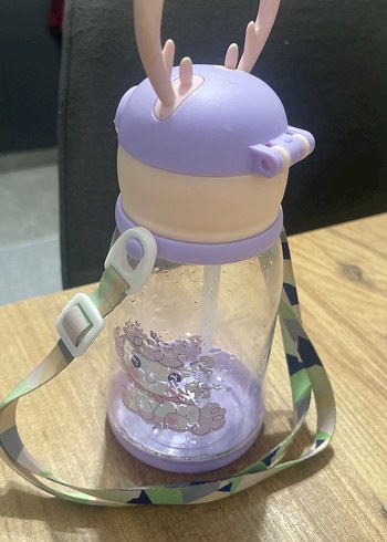 Çocuklar için Mor Renklı Termos Şişe - Görsel 2