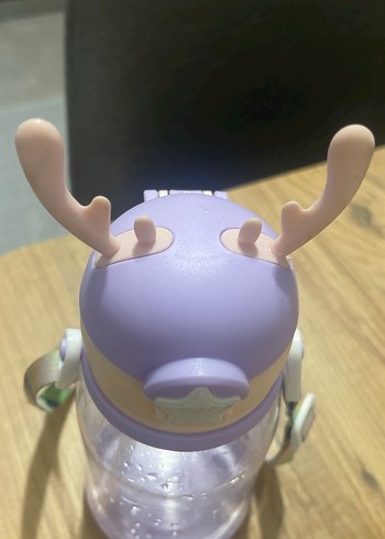 Çocuklar için Mor Renklı Termos Şişe - Görsel 4