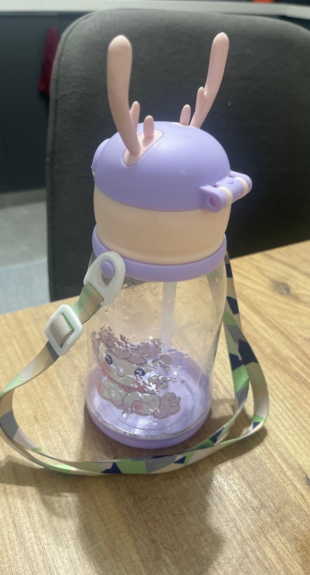 Çocuklar için Mor Renklı Termos Şişe - Görsel 2