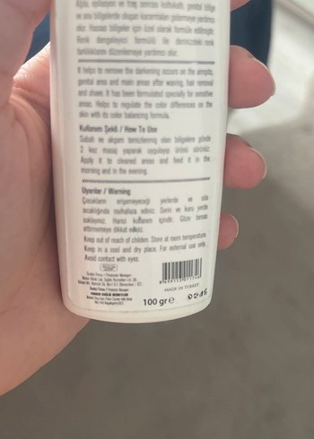 Roxhel beyazlatıcı Vücut Bakım Kremi Parabensiz - Görsel 2