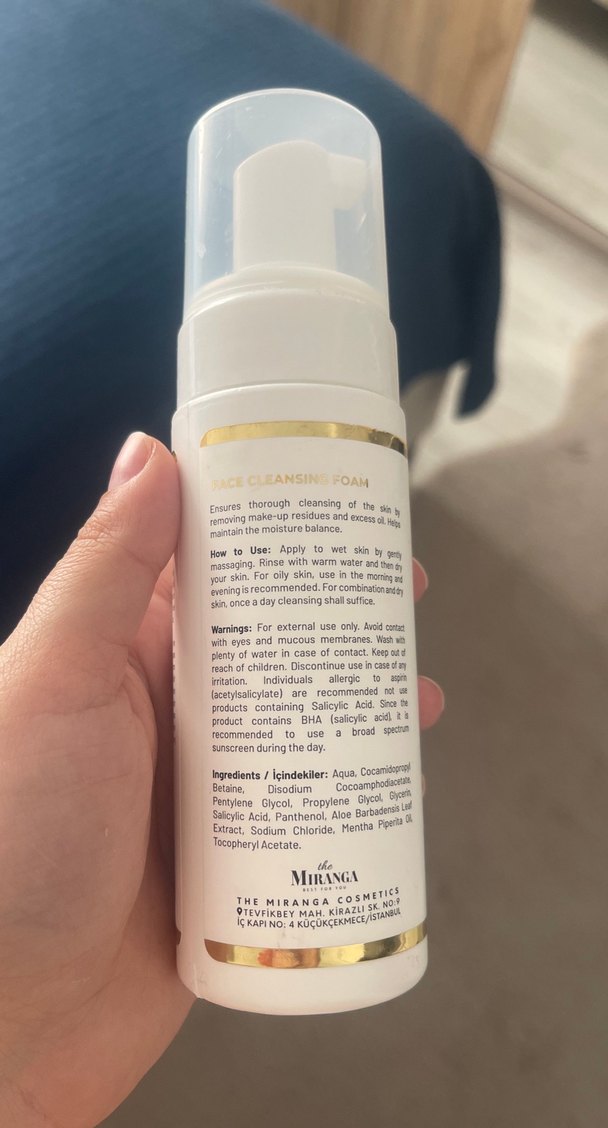 Miranga Yüz Temizleme Köpüğü 150 ml - Görsel 3