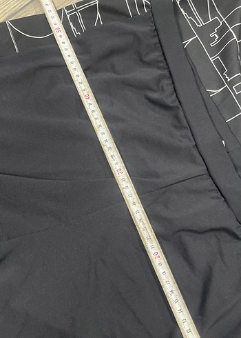 Geometrik Desenli Siyah Tesettür Haşema - Görsel 11