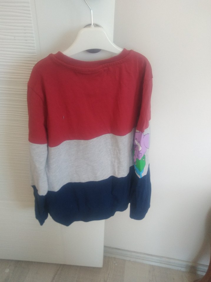 Renkli Baskılı Erkek Çocuk Sweatshirt - Görsel 2