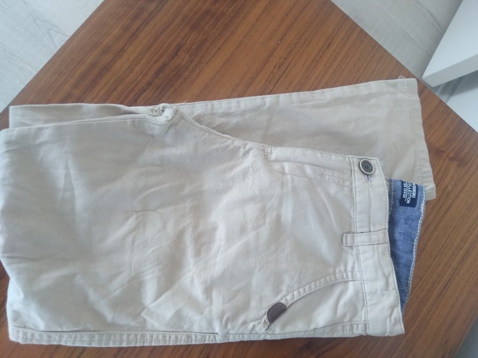 Bej okul pantolonu - Görsel 3