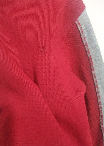 Kırmızı Erkek Çocuk Fermuarlı hirka - Görsel 3