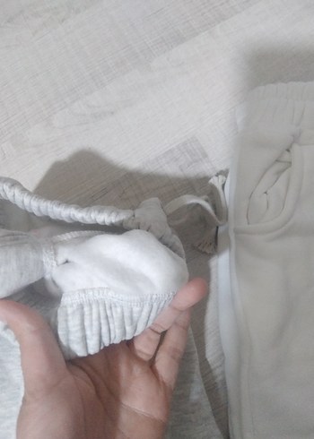 gri ve beyaz esofman - Görsel 6