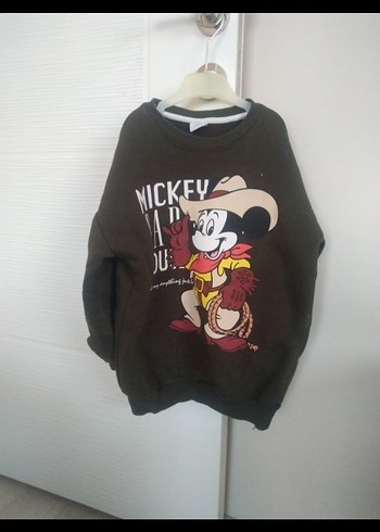 Gri Mickey Mouse Baskılı Erkek Eşofman Takımı - Görsel 2