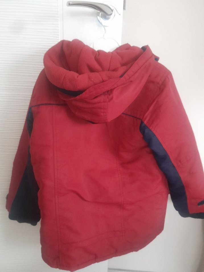 Kırmızı Fermuarlı Erkek Çocuk Mont - Görsel 4