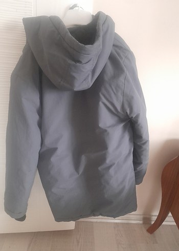 Gri Fermuarlı Erkek Çocuk Montu - Görsel 4