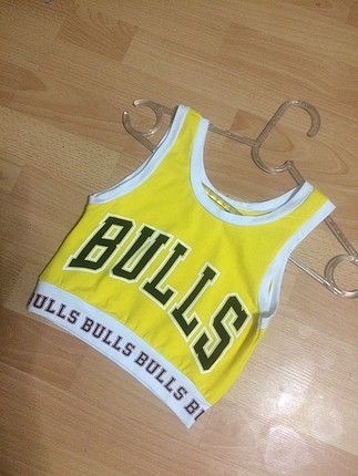 m Beden Chicago Bulls Sarı Croptop