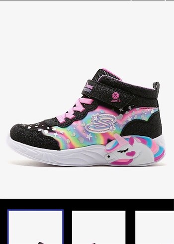 35 Beden mor Renk Skechers ışıklı