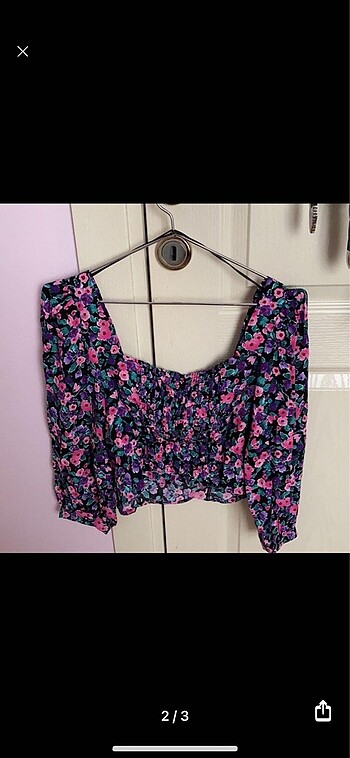 Zara crop bluz