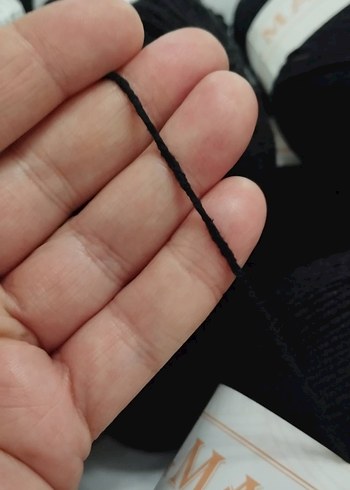 Siyah Coton İp 16 Adet - Görsel 4