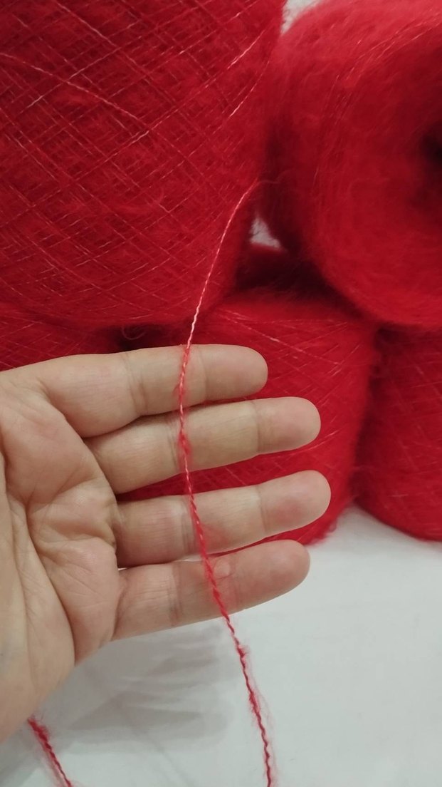 Kırmızı Tiftik İp 600 Gram - Görsel 3