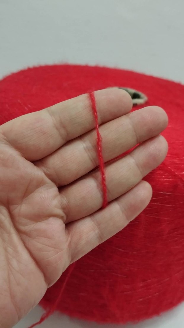 Kırmızı Tiftik İp 600 Gram - Görsel 4