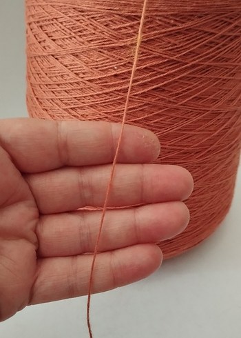 Kiremit Rengi Coton İnce - Görsel 2