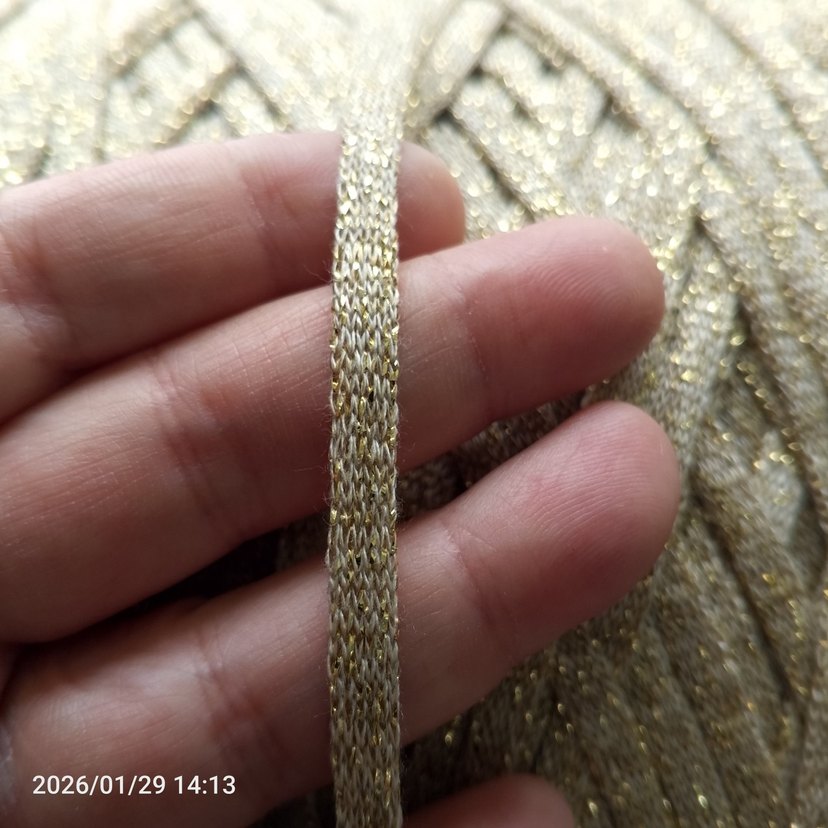 Simli Ribon İp 100 Gram - Görsel 2