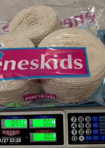 Doğal renk Zincir Coton ip 958 Gram - Görsel 5