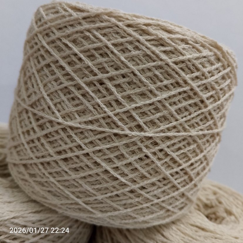 Doğal renk Zincir Coton ip 958 Gram - Görsel 2