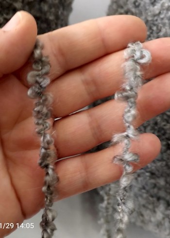 Gri Bukleli El İşi İplik Seti - Görsel 3