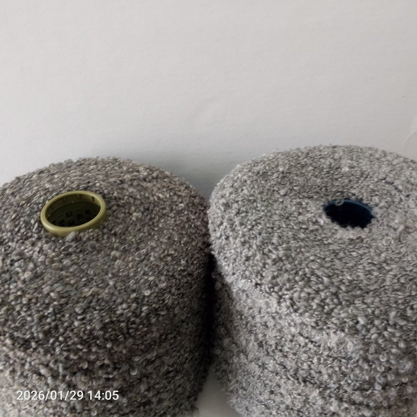 Gri Bukleli El İşi İplik Seti - Görsel 2