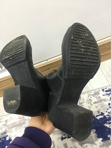 36 Beden siyah Renk Topuklu çizme