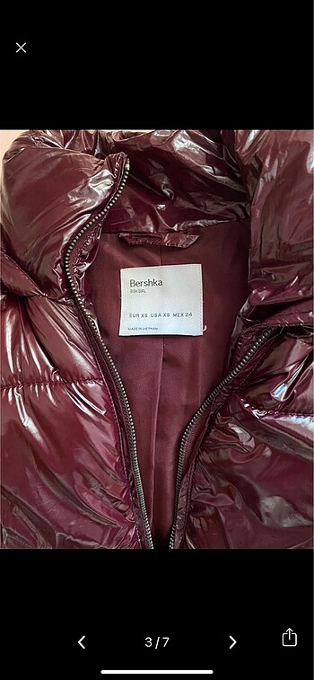 xs Beden Bershka rugan mont