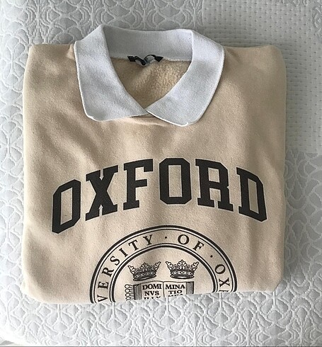 oxford polo yaka sweatshirt