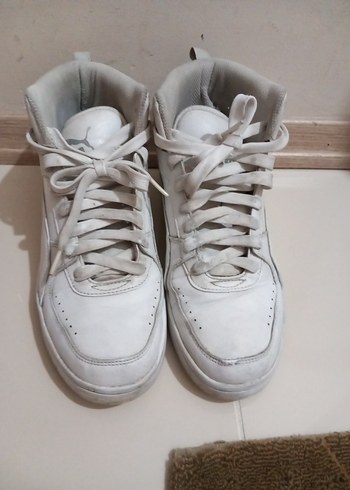42 Beden Beyaz Puma Platform Spor Ayakkabı