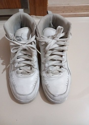 Adidas Beyaz Puma Platform Spor Ayakkabı