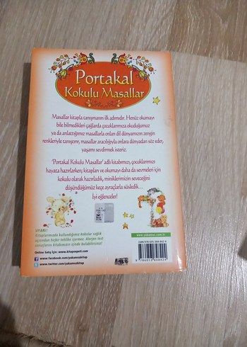  Beden Portakal Kokulu Masallar - Kokulu Çocuk Kitabı