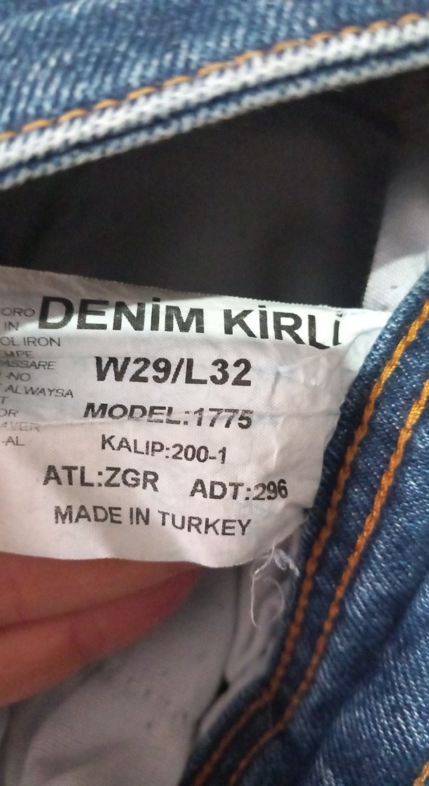 Düğmeli Regular Fit Erkek Kot Pantolon - Görsel 3