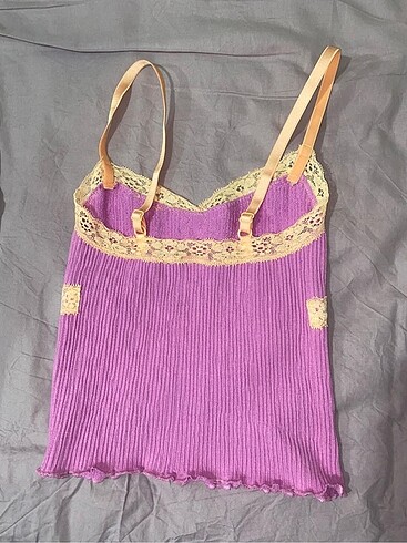 Urban Outfitters Urban outfitters askılı pembe bluz