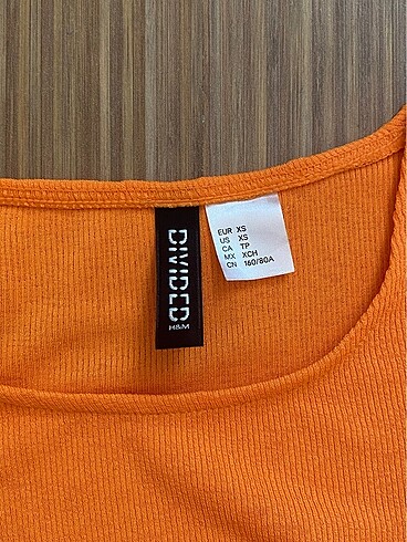 xs Beden turuncu Renk H&M turuncu yandan ayarlanabilir elbise