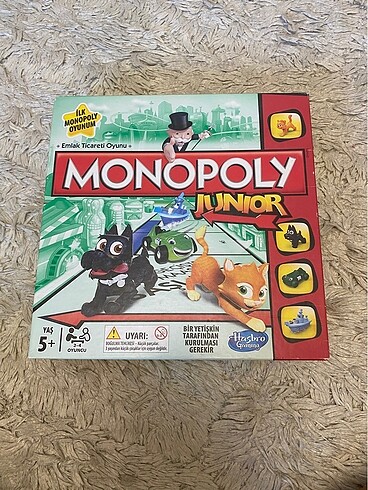 Monopoly Junior Kutu Oyunu