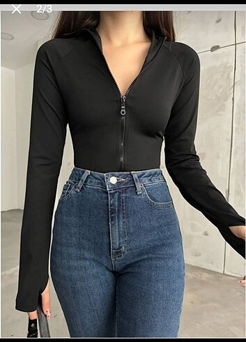 Parmak geçirmeli esnek body