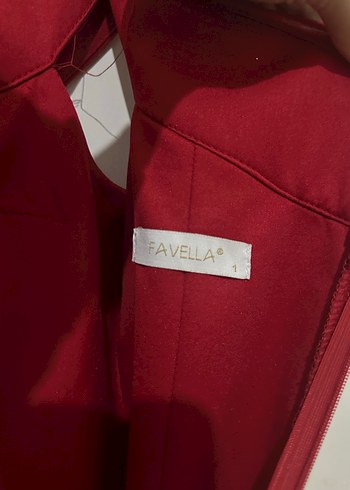 Kırmızı Uzun Abiye Elbise - Görsel 3