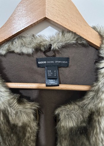 Gri Kürklü Kadın Kolsuz Yelek - Görsel 3